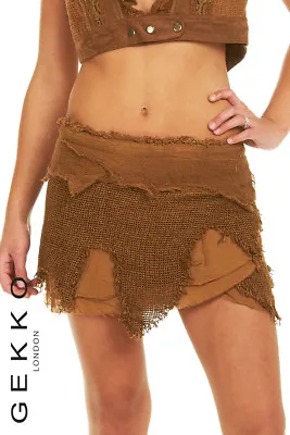 £35.99 • Buy STEAMPUNK SKIRT, Pixie Skirt, Elf Skirt, GEKKO Wrap Skirt, Steampunk Clothing