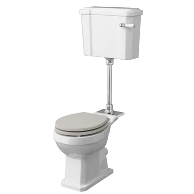 £270.95 • Buy Hudson Reed Richmond Mid Toilet Lever Cistern & Flush Pipe Kit Excluding Seat