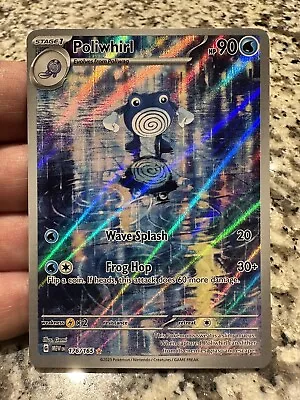 Pokémon TCG Poliwhirl Scarlet & Violet-151 176/165 Holo Illustration Rare • $6.50