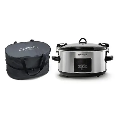 Crock-Pot 7-Qt. Cook & Carry Digital Countdown Slow Cooker With Carry Bag  • $66.99