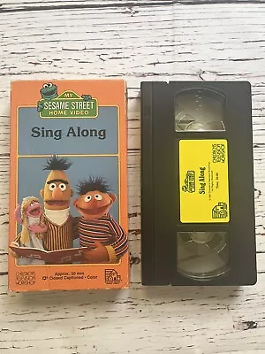 My Sesame Street Sing Along VHS - Music Songs Vintage 1987 Jim Henson Tested • $12
