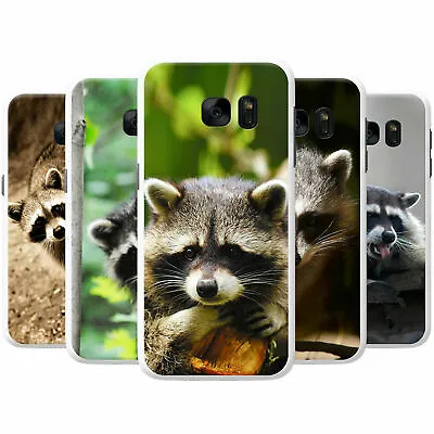 Raccoon Snap-on Hard Back Case Phone Cover For Samsung Mobile Phones • £4.95