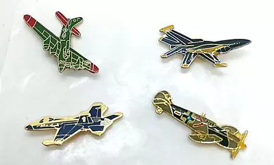 Military Airplane Pin Lot Enamel Hat Pins War Planes • $15.56