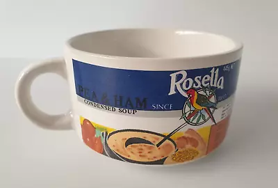 1 X Vintage Rosella Pea & Ham Condensed Soup Recipe Retro Collectable Mug • $12