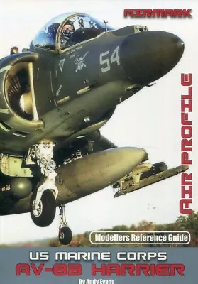 Us Marine Corps Av-8b Harrier Airmark Air Profile Modellers Reference Guide New • $2.48