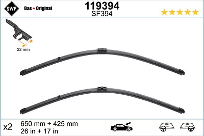 SWF 119394 Wiper Blade For FORDFORD AUSTRALIAPEUGEOT • $68.46