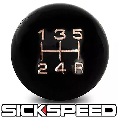 Black / Rose Gold Inlay Shift Knob For 5 Speed Short Throw Shifter Lever 12x1.25 • $28.88