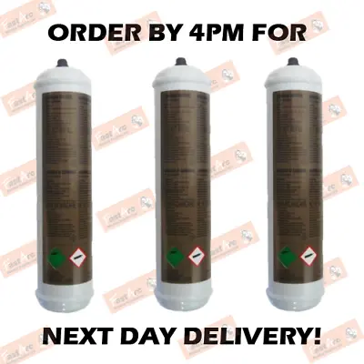 3 X Pure Co2 Disposable Gas Welding Cylinder Mini Mig Welding Bottle 100% Co2 • £44.99