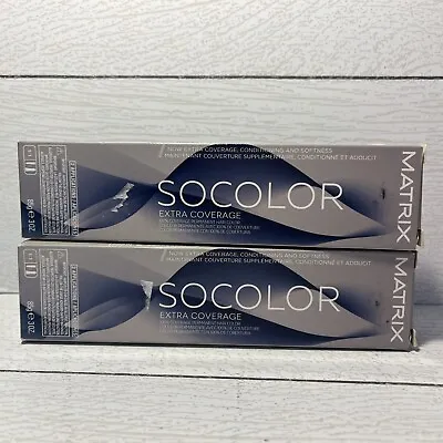 Lot Of 2- 506 W Matrix SOCOLOR Extra Coverage Permanent HairColor Cream 3oz • $24.95