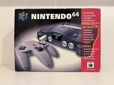 Nintendo 64 Console (BOXED) - GREAT CONDITION - PAL - 🔥 RARE 🔥 • $420