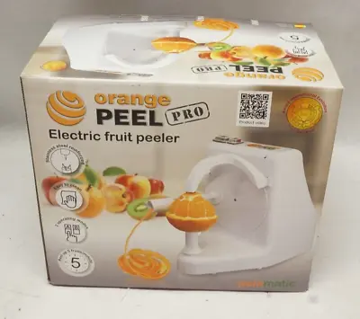 $97.90 • Buy NEW Pelamatic Orange Peel Pro Electric Fruit Peeler OPP-001 110V 60Hz - White