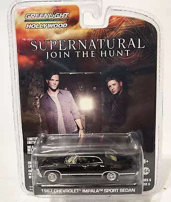 Greenlight 1:64 Hollywood 1967 Chevrolet Impala Sport Sedan Supernatural • $60