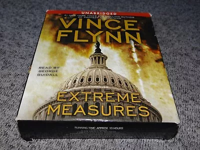 Extreme Measures By Vince Flynn (2008 Unabridged 11 CD Audiobook) Mitch Rapp • $11.35