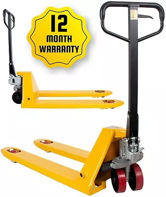 LoadSurfer Premium 2500kg Pallet Truck Hand Pump Push Jack Trolley Assembled • £221.99