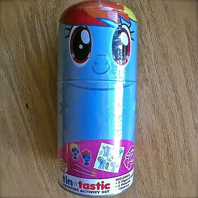 My Little Pony RAINBOW DASH TIN-TASTIC Pop! Creative Activity Set Pencils Eraser • $43.41