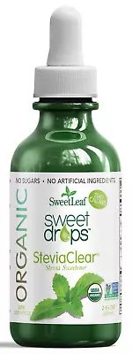 Sweet Drops Stevia Clear Liquid Stevia Sweetener - Liquid Stevia Drops Stevia L • $21.84