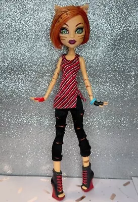 Monster High First Wave Toralei Stripe Doll As IS • $36.34