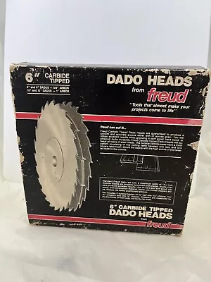 Freud 6  Carbide Tipped Dado Heads Pre-Owned • $17.95