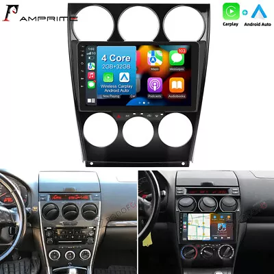 9  Carplay For Mazda 6 2002-2008 Android 13 Car Stereo Radio Navi GPS RDS 2+32GB • $139.99