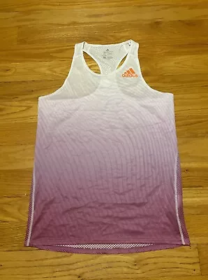 Adidas Adizero Singlet Lilac Mens Small HK9512 RARE • $49.99