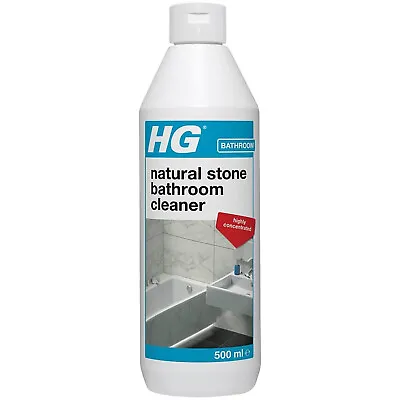 HG Natural Stone Bathroom Cleaner 500ml For Marble Granite Limestone Terrazzo • £8.99