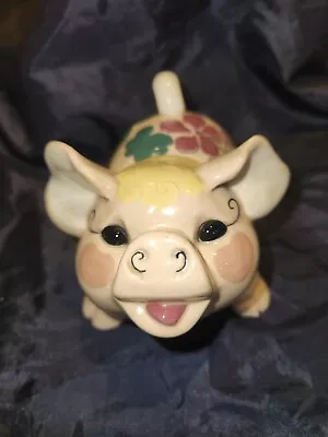 Adorable 1950's Vintage Kay Finch Pig California Pottery • $21