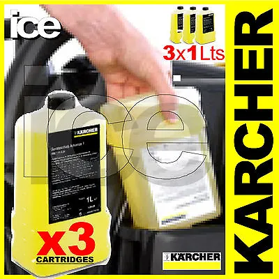 3x KARCHER RM110 ASF WATER SOFTENER LIMESCALE INHIBITOR CARTRIDGES GENUINE PART • £39.99