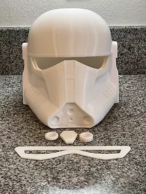 Raw 3d Printed Imperial Commando Helmet For Cosplay Or Display • $40