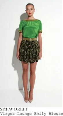 £40 • Buy Virgos Lounge Black And Gold Beaded  Skirt, Size Medium. Never Worn.
