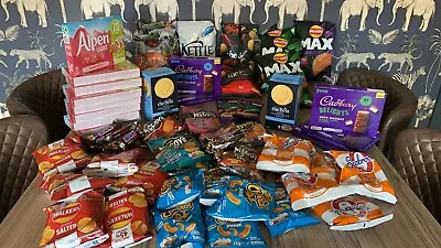 Huge Chocolate Cake And Crisp Bundle Cadburys Walkers Cheetos Job Lot • £19.99