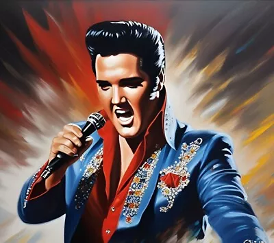 Elvis Inspired Fan Art Elvis Presley  • $3.11