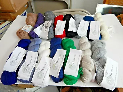 Cascade Heritage ~ Fingering Sock ~ Superwash Wool Nylon Yarn ~16 COLORS • $10