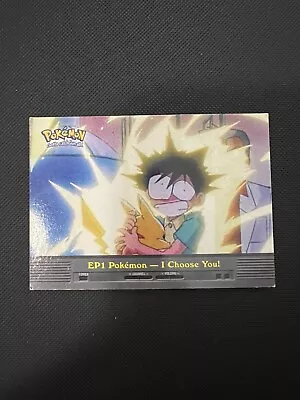 Pokemon - I Choose You! EP1 Non-Holo Blue Label Topps Series 2 Pokemon Card • $0.99