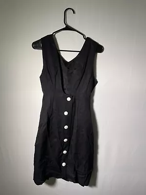 Vintage Datiani Dress Black/ 90s/ Great Condition/ Size Small • $15