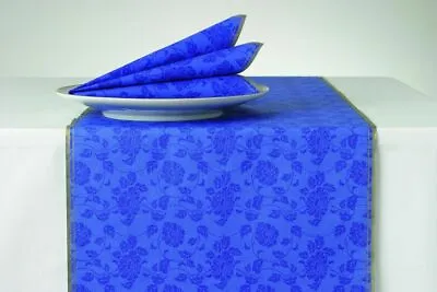 £6.99 • Buy BLOOM French Blue Floral Paper Table Runner - 20 Ft By 13 Inches 1 Ply