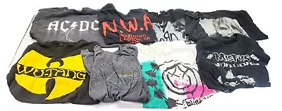 Y2K 10s Band Rap  Tee Shirts Lot Of 8 Sizes S-XL Rock Punk Rap Metal Grunge • $35.99
