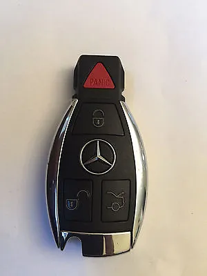 Fcc Id:iyzdc12k Oem Mercedes Benz Smart 4 Button Key Less Remote Fob Chrome  • $22.99