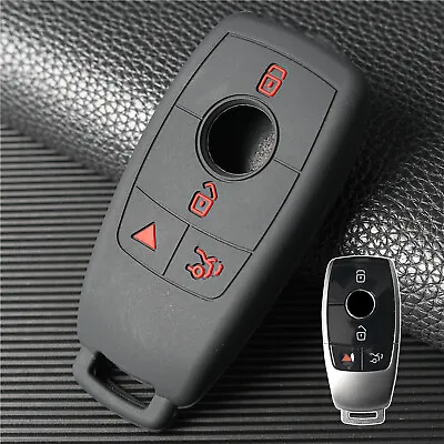 Car Key Fob Chain Case Cover Shell For Mercedes Benz C E S Class GLA/GLB C63 AMG • $4.99