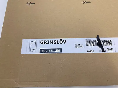 Ikea GRIMSLOV Kitchen Cabinet Door Medium Brown 24 X 20  New 102.681.59 • $50.11