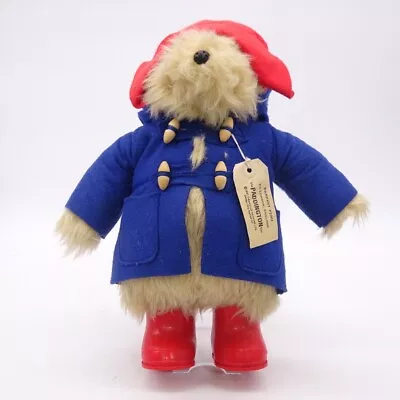 Paddington Bear 1981 Gabrielle Designs P.B Wellington Boots Blue Coat • £34.99