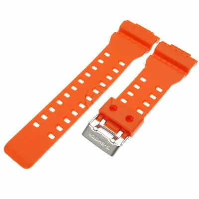 Genuine Casio Watch Band G-shock GA-110 GA-110MR-4A GA-100 Orange Rubber Strap • $29.99