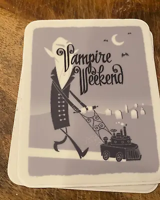 Vampire Weekend Promo Modern Vampires Of The City Sticker Promo 4' Matte Decal • $3