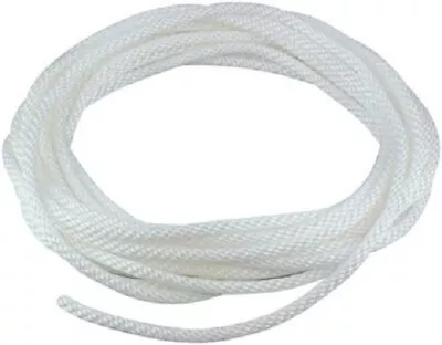 50' Ft 5/16'' Braided White Nylon Flagpole Halyard (Rope) • $19.28