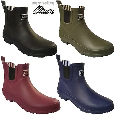 £21.95 • Buy Womens Dealer Boots Wellingtons Garden Muck Festival Pull On Waterproof Shoes Sz