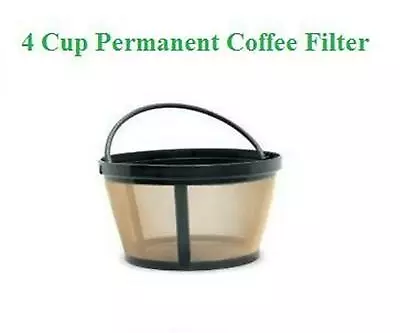 GoldTone Reusable 4 Cup Basket Coffee Filter For Mr. Coffee Makers And Brewers • $6.99