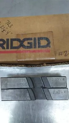 Ridgid 57942 2 1/2  To 4  Cut Groove Die 2- Dies New          221 • $74.95