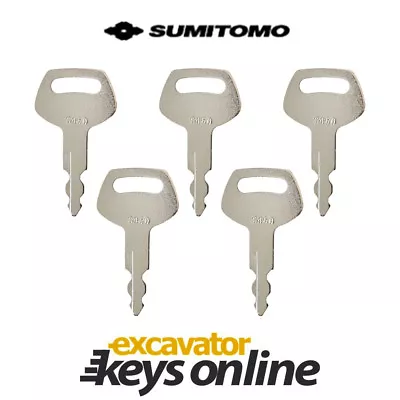 Sumitomo & Case S450 Excavator Key ( Set Of 5) Excavator Grader   • $15