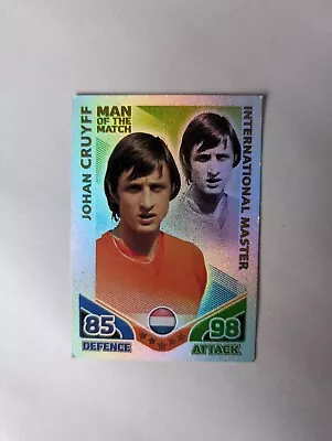 Johan Cruyff Match Attax World Cup 2010 Man Of The Match Motm Netherlands  • £2.50