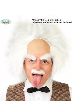 £22.49 • Buy Mens Einstein White Mad Scientist Adult Fancy Dress Cosplay Costume Wig