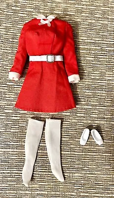 Vintage 1973 Barbie Short N Sweet RED VARIATION Marcia Brady Dress 3347 COMPLETE • $145